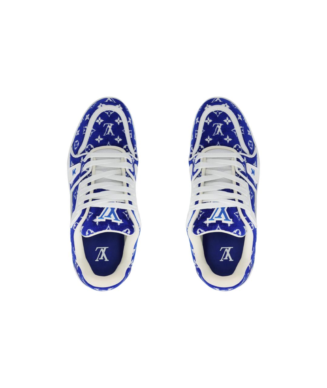 LOUIS VUITTON Синие кроссовки, фото 3