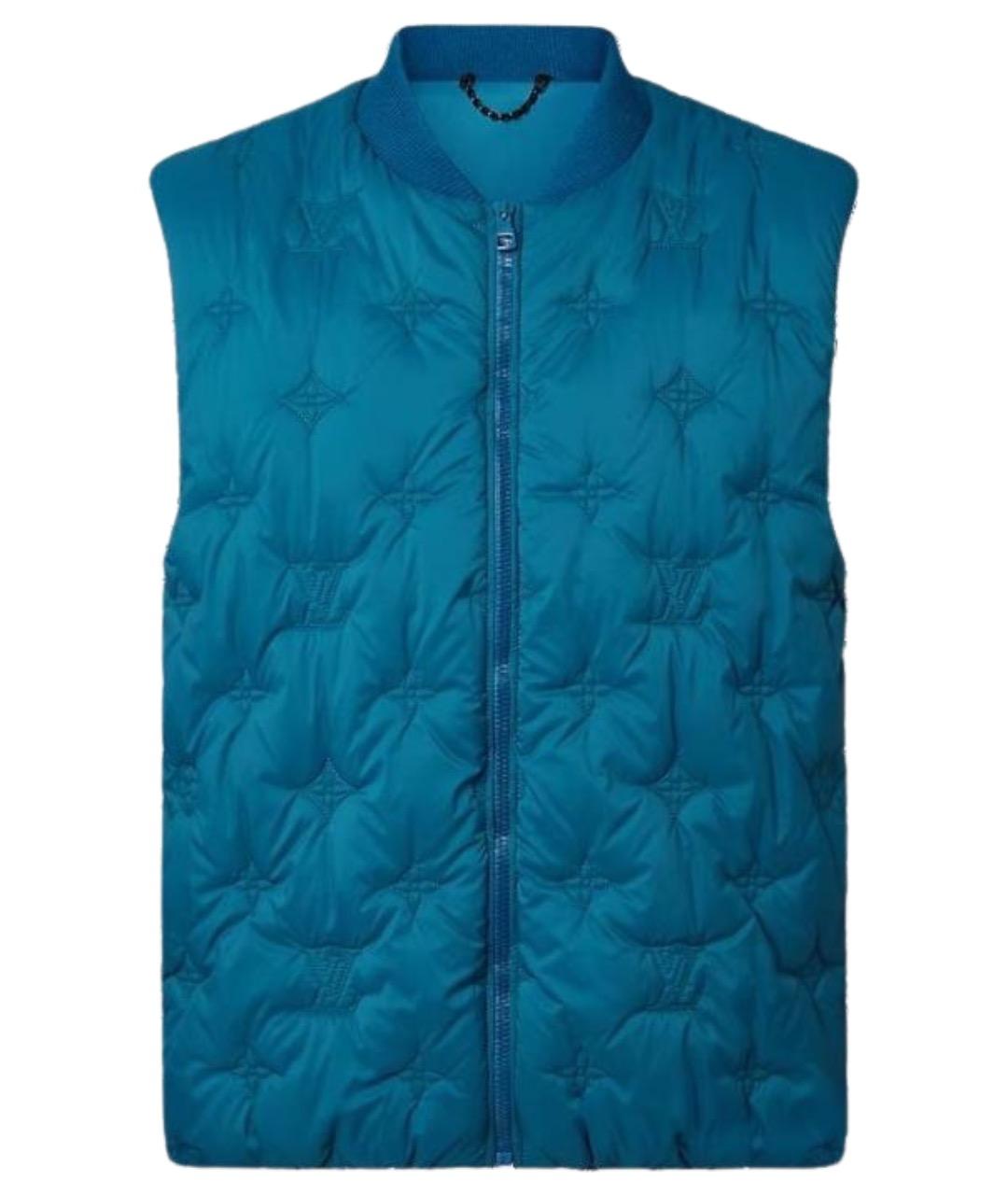 LOUIS VUITTON Синий полиамидовый жилет, фото 1