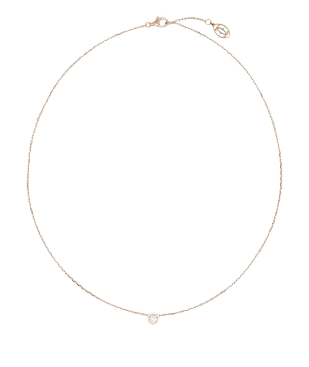 CARTIER Золотое колье из розового золота, фото 1