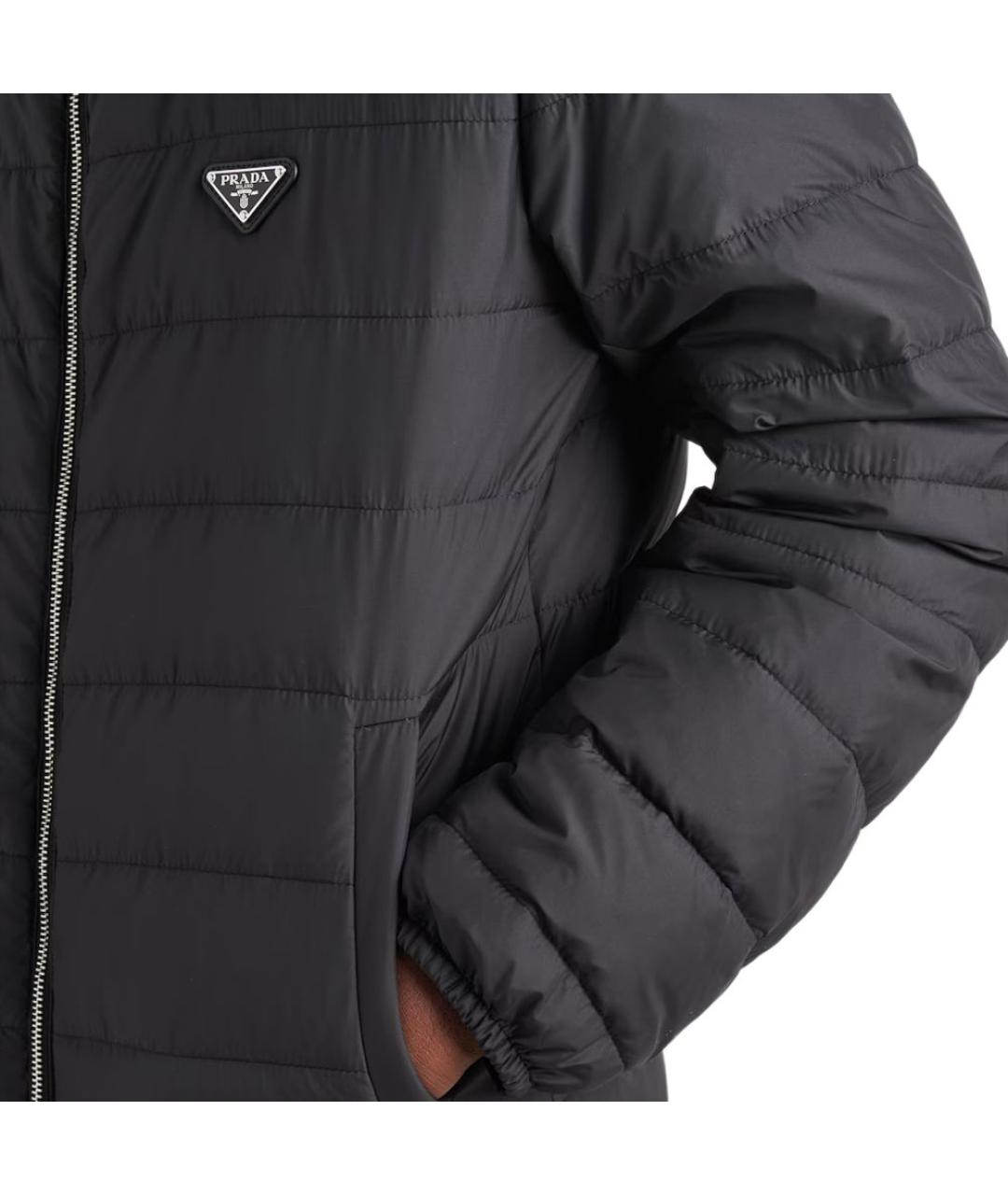 PRADA Черный пуховик, фото 5