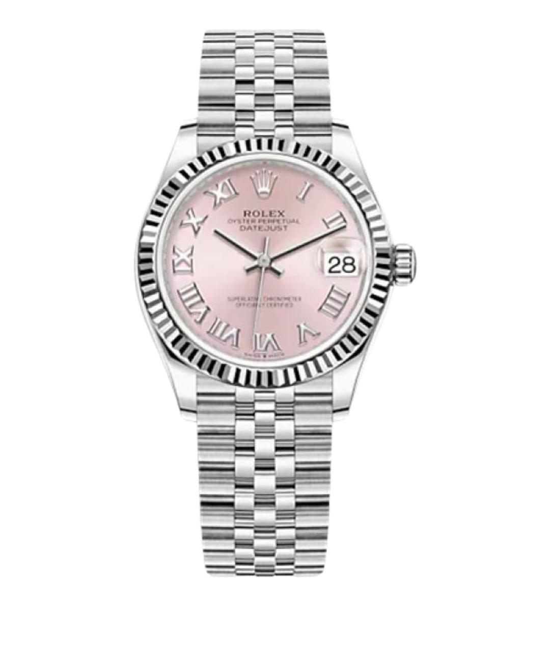 ROLEX Серебряные металлические часы, фото 1