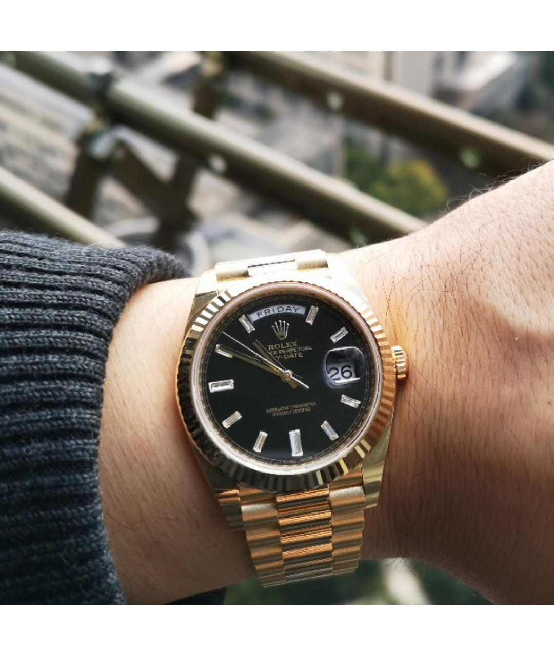 ROLEX Золотые часы из желтого золота, фото 3