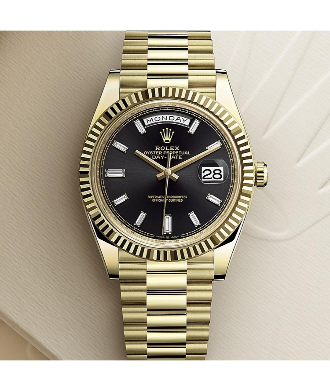 ROLEX Золотые часы из желтого золота, фото 2
