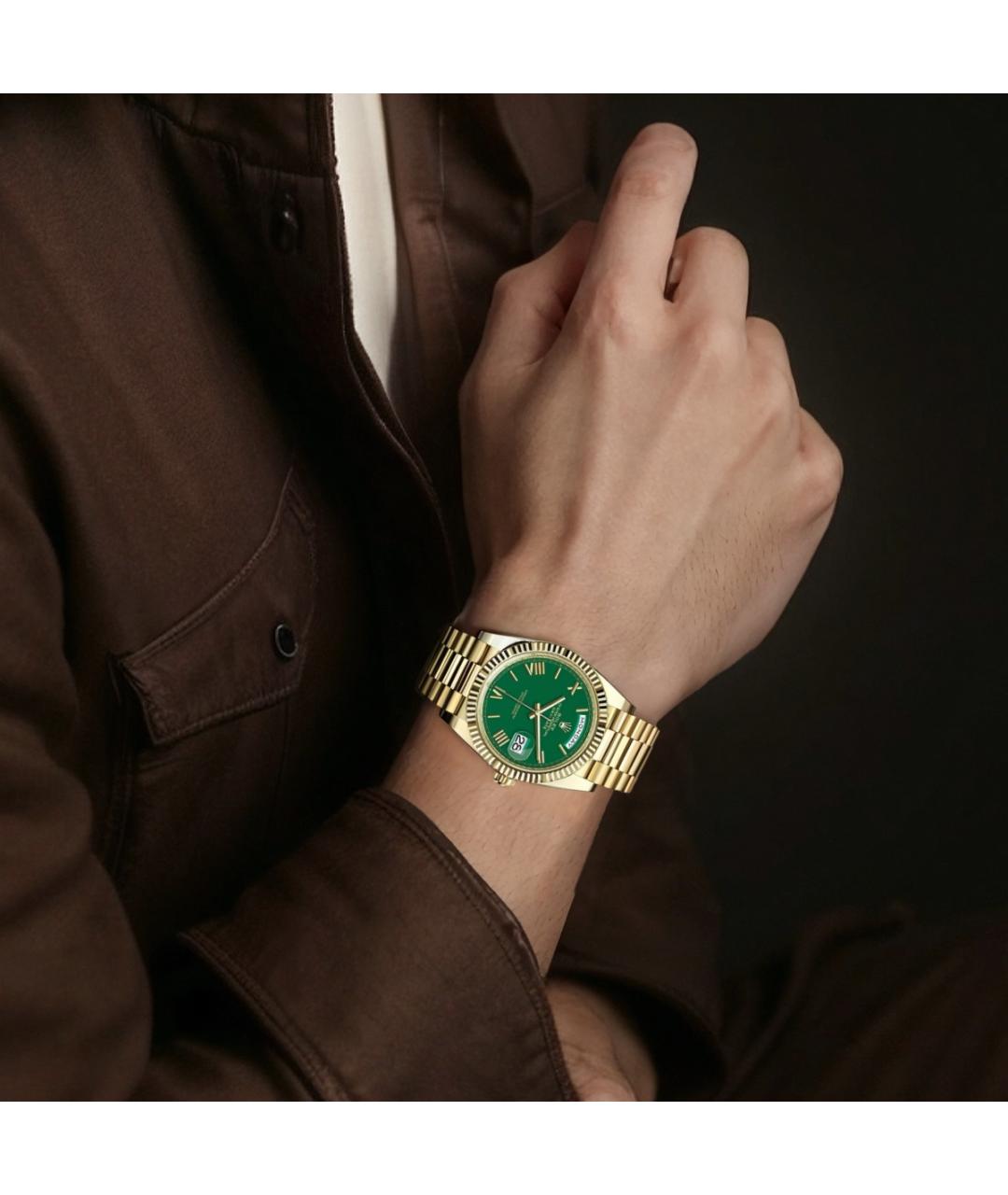 ROLEX Золотые часы из желтого золота, фото 3