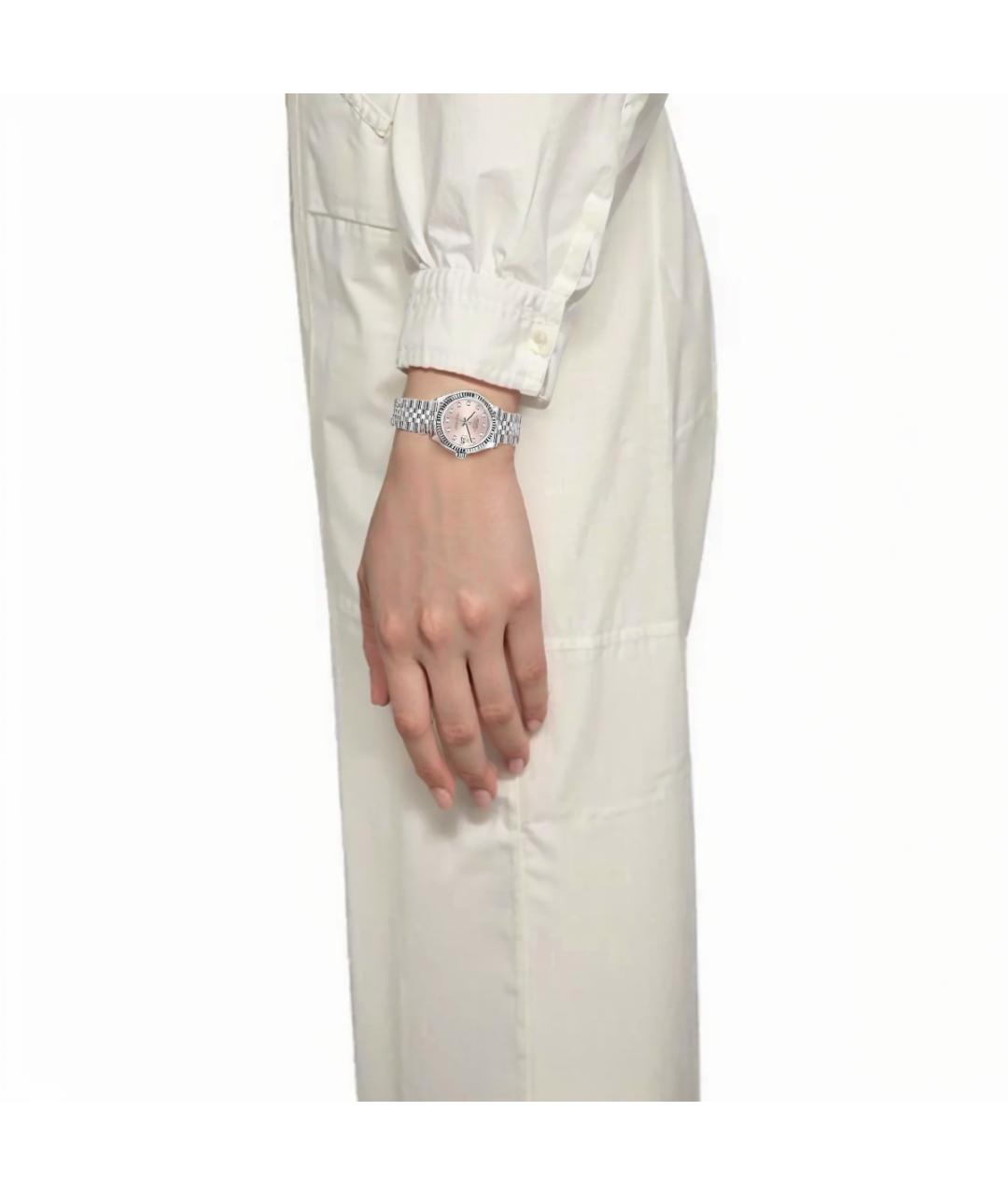 ROLEX Серебряные металлические часы, фото 5