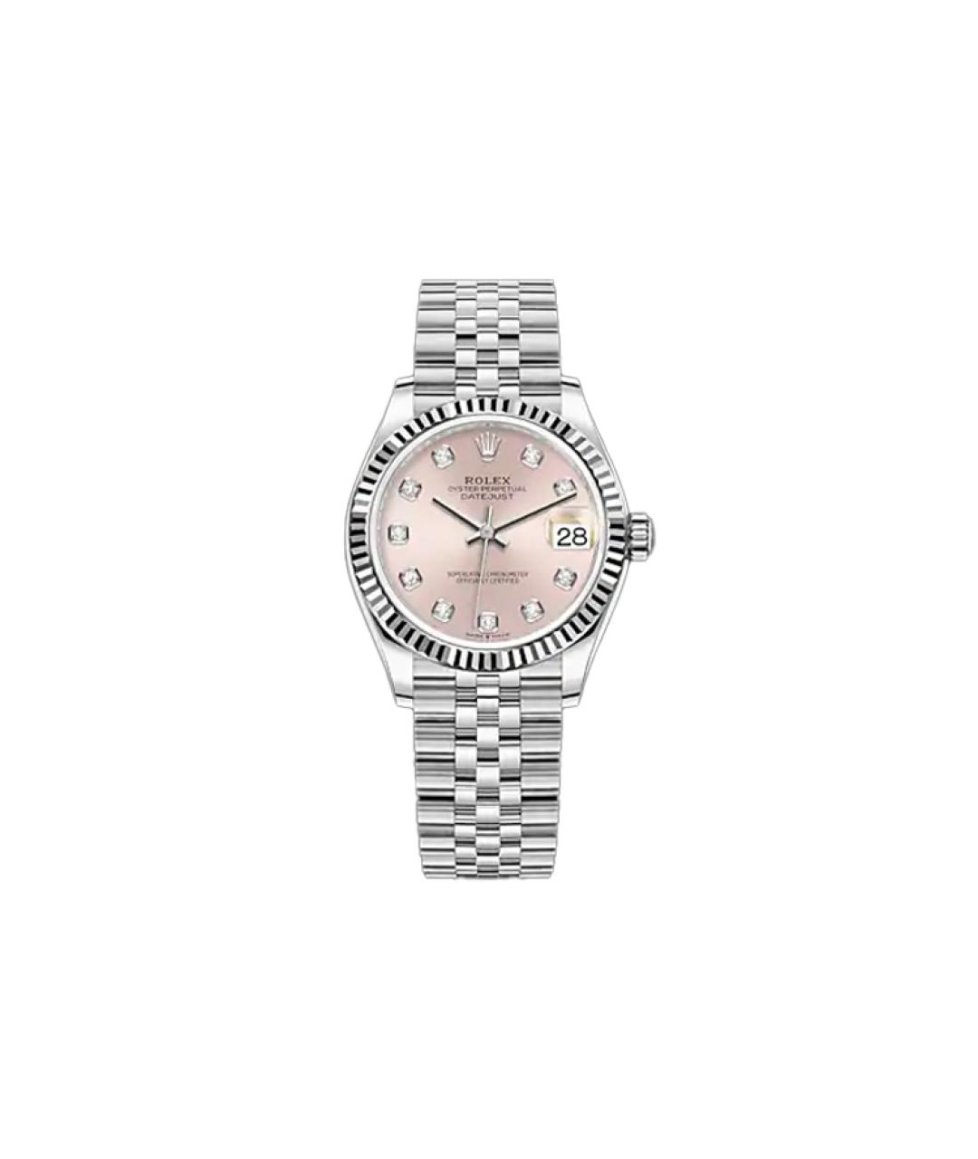 ROLEX Серебряные металлические часы, фото 6