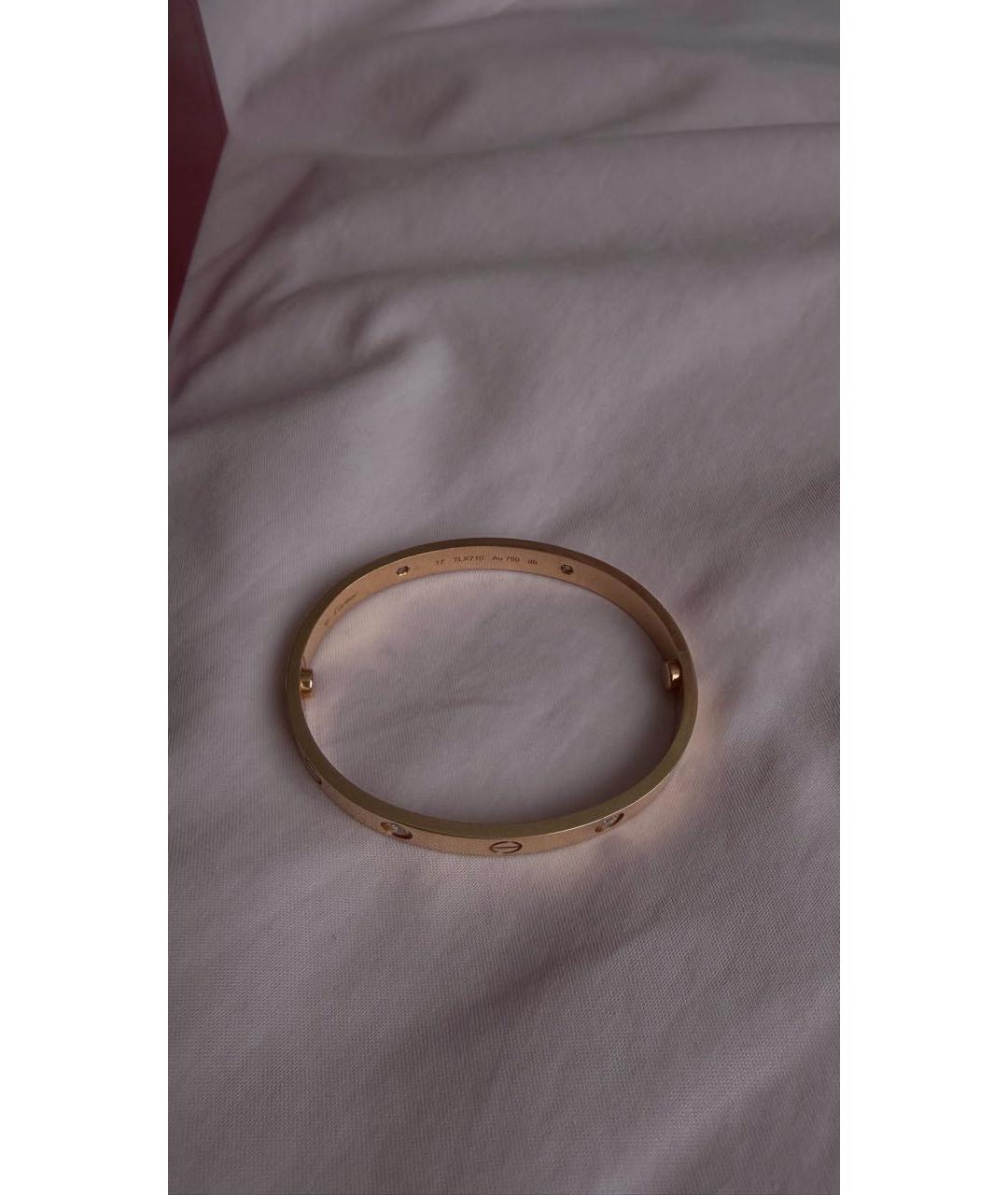 CARTIER Розовый браслет из розового золота, фото 5