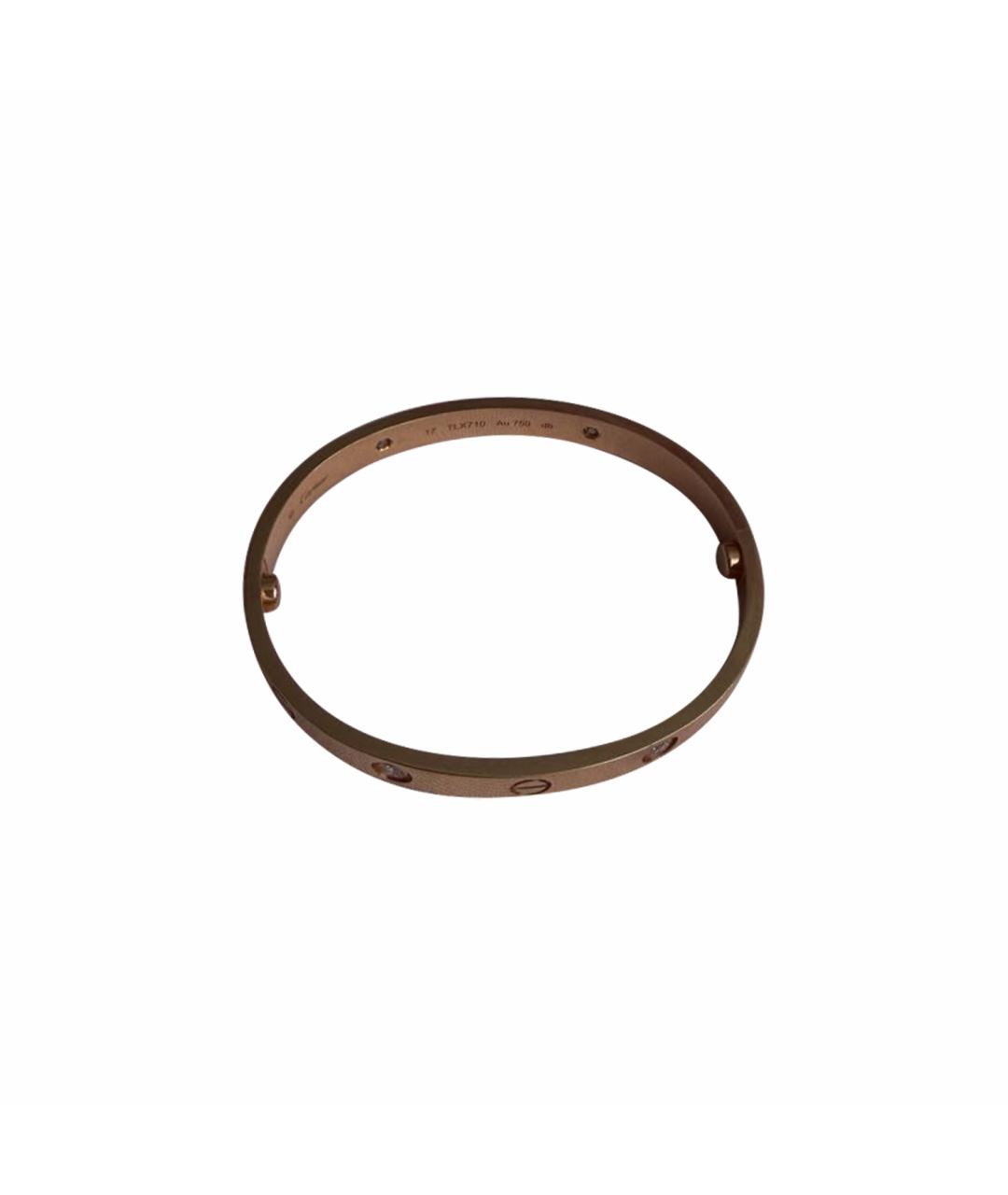 CARTIER Розовый браслет из розового золота, фото 1