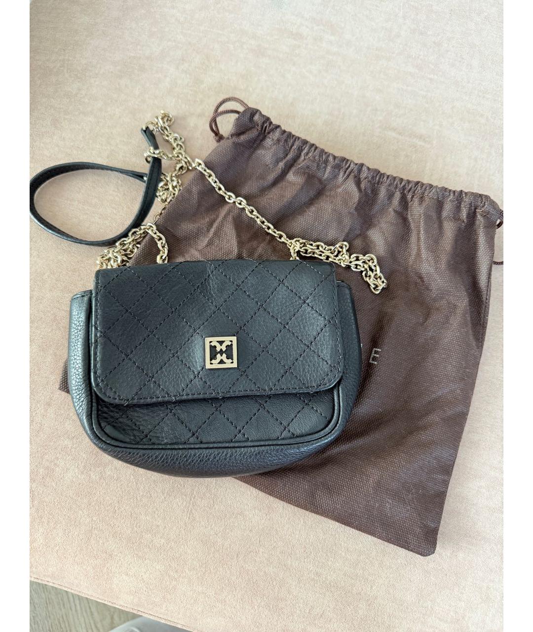 COCCINELLE Черная кожаная сумка через плечо, фото 5