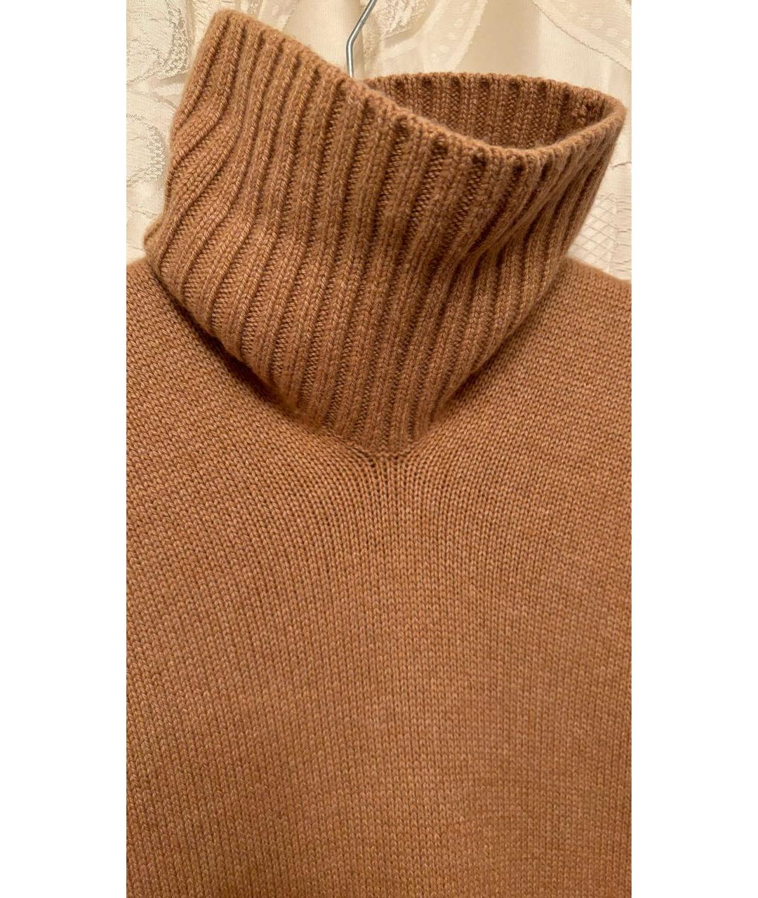 JIL SANDER Бежевый кашемировый воротник, фото 3