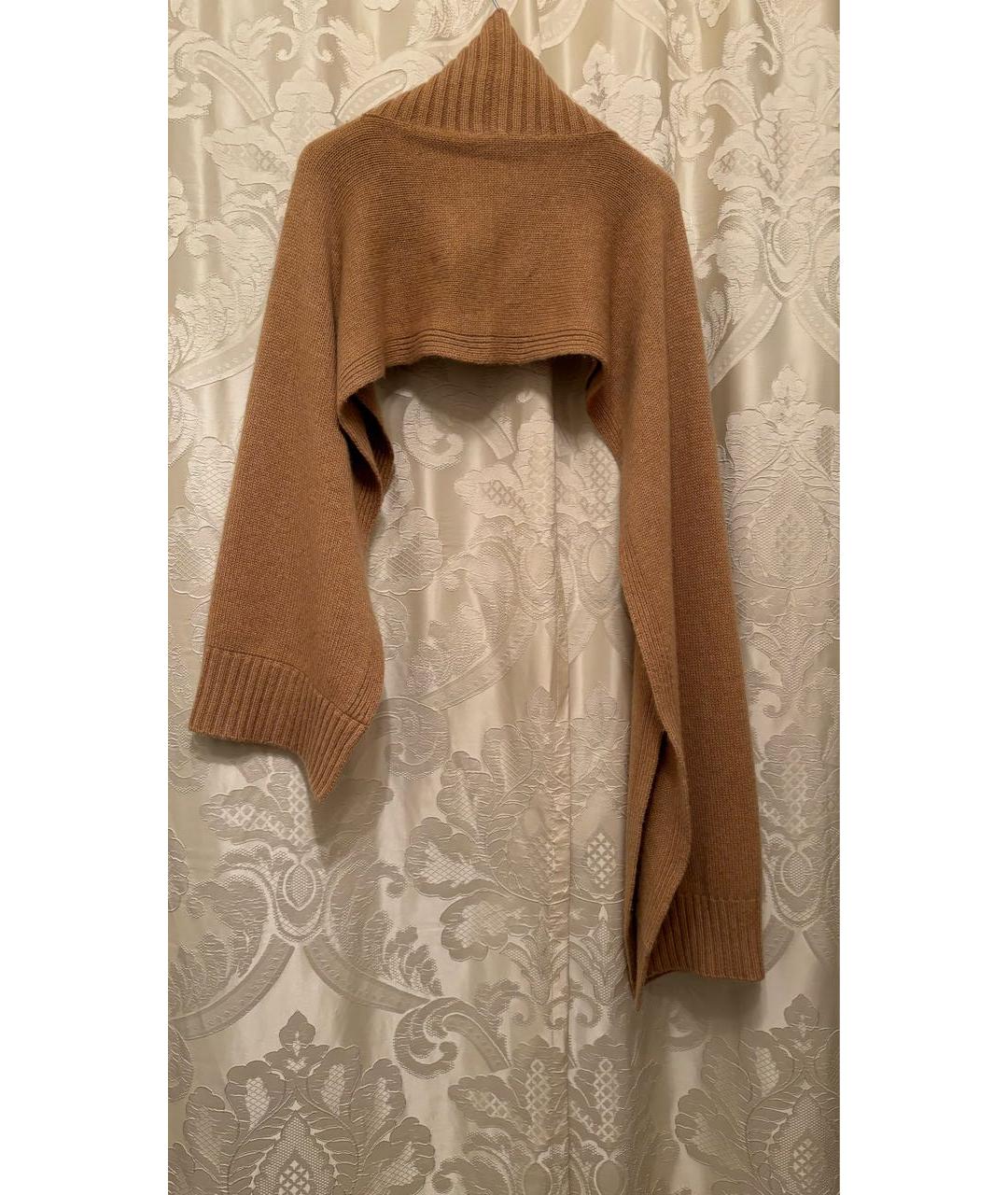 JIL SANDER Бежевый кашемировый воротник, фото 6