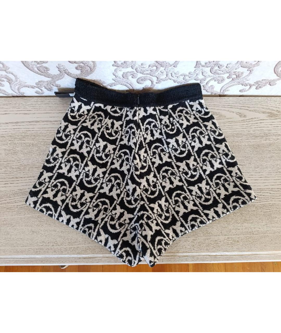 PINKO Черные хлопковые шорты, фото 2