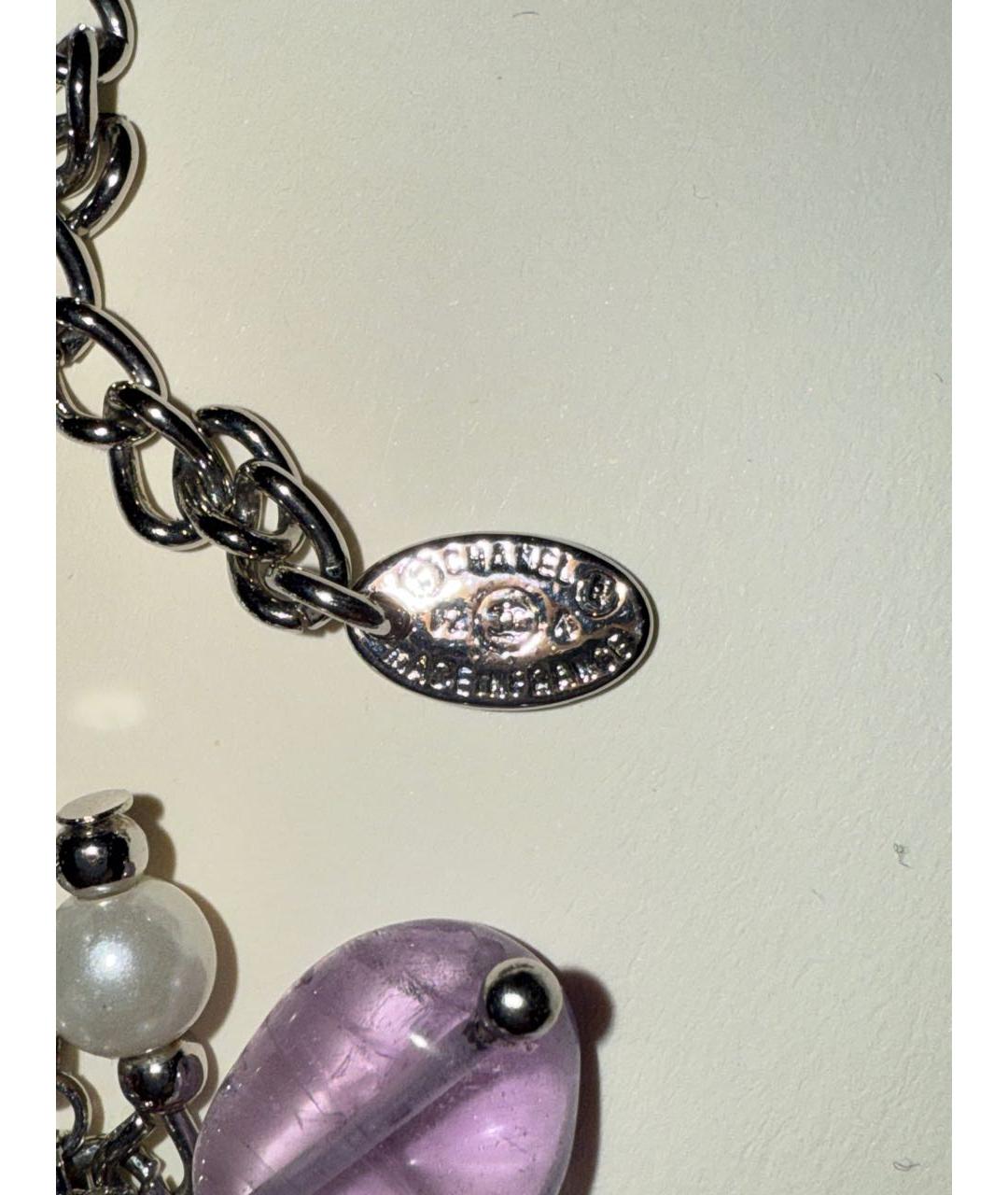 CHANEL Серебрянный с серебряным покрытием браслет, фото 4