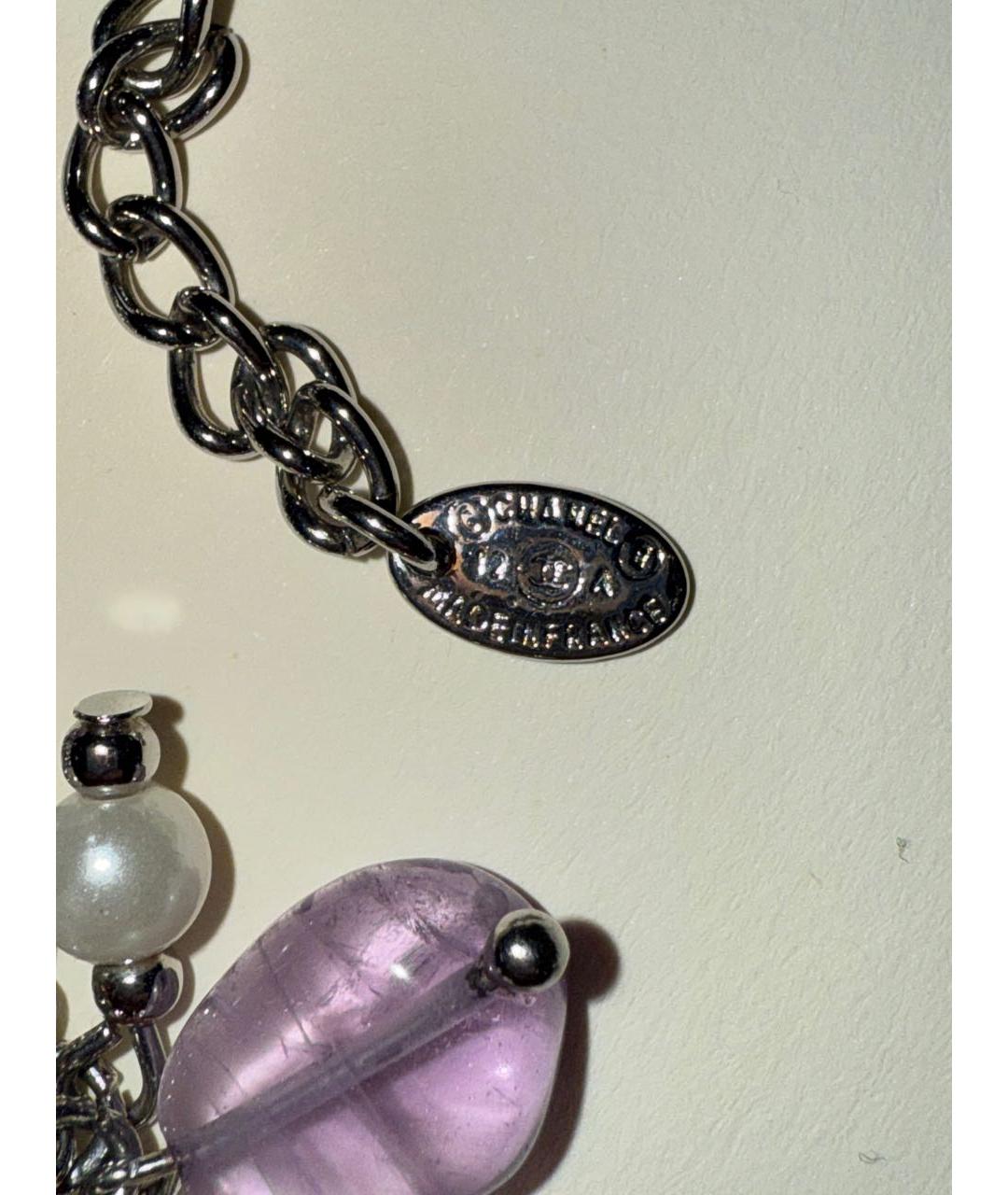 CHANEL Серебрянный с серебряным покрытием браслет, фото 3