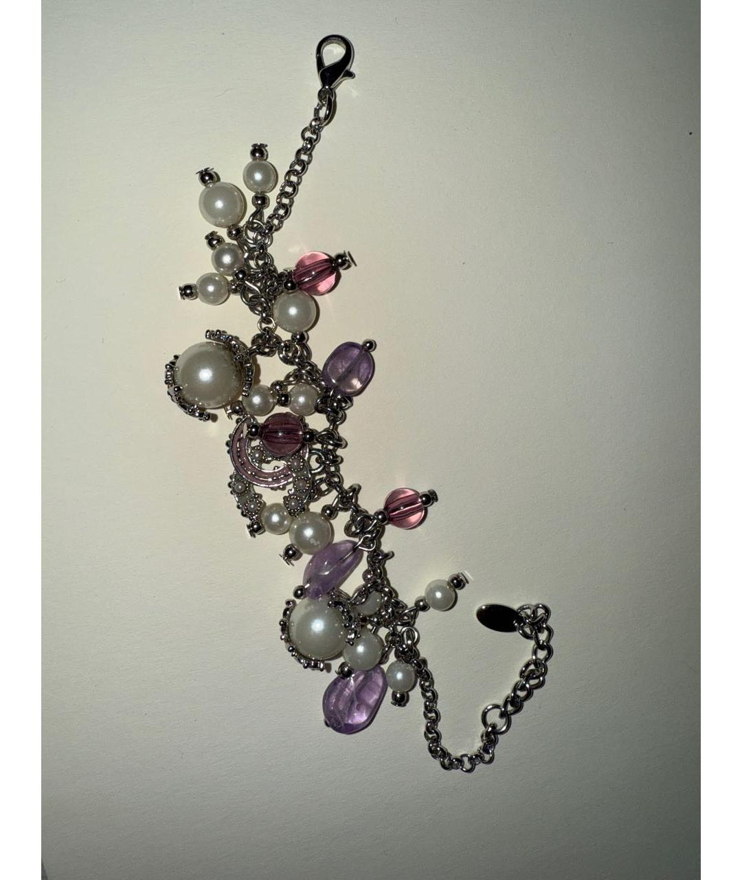 CHANEL Серебрянный с серебряным покрытием браслет, фото 2