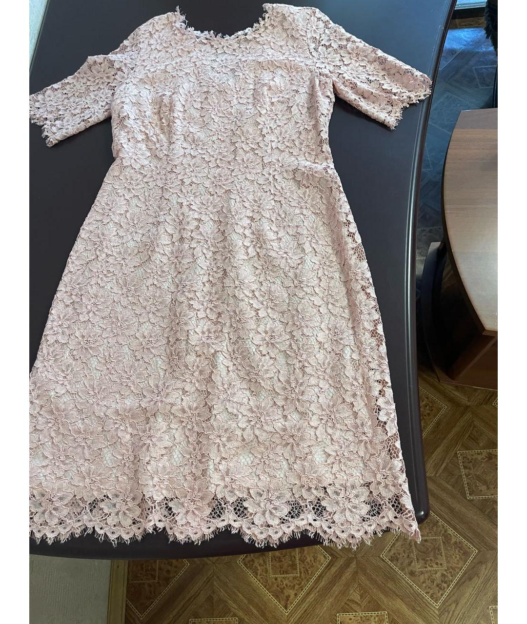 HUGO BOSS Коралловое шелковое повседневное платье, фото 7