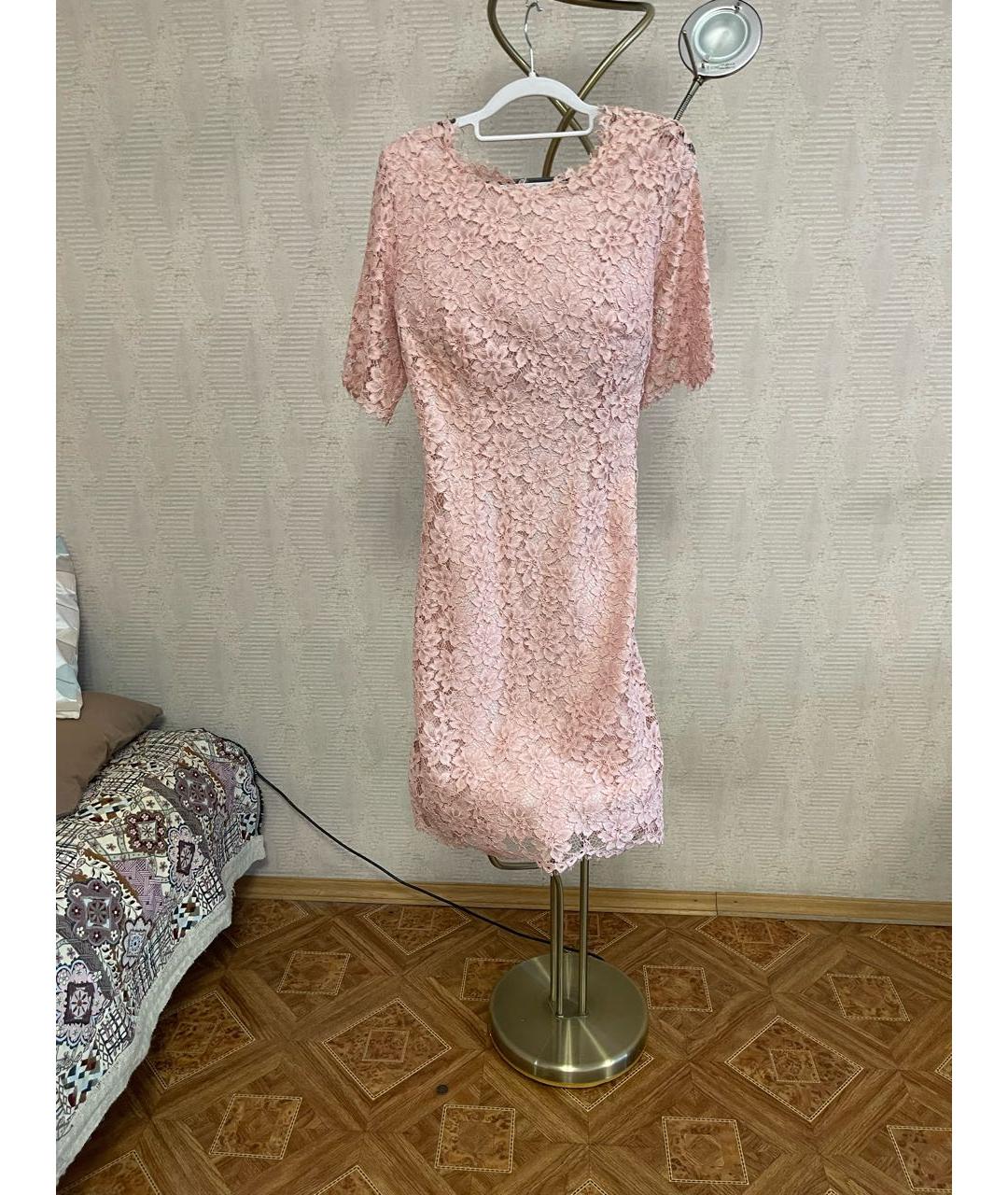 HUGO BOSS Коралловое шелковое повседневное платье, фото 3