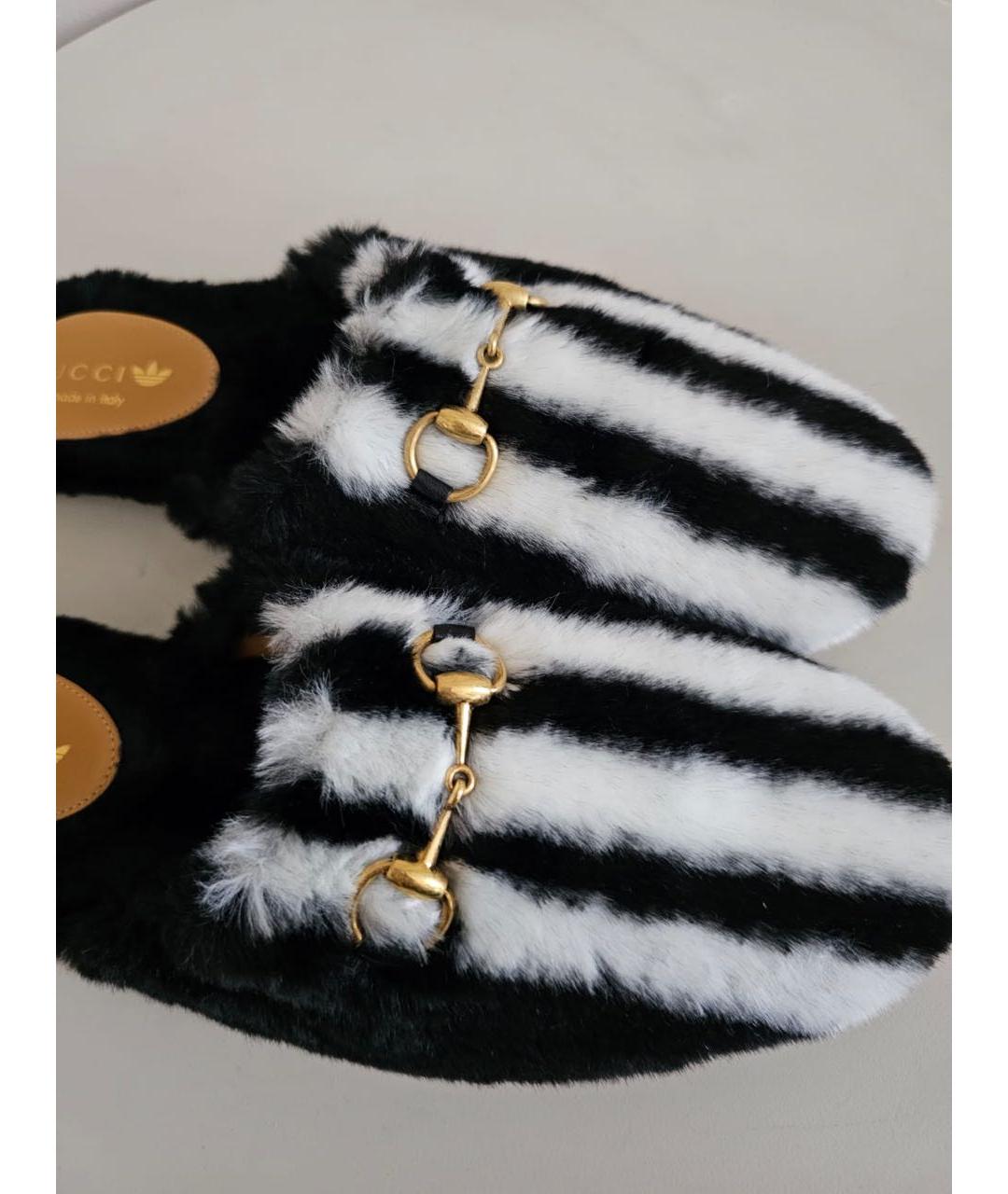 GUCCI Черные мюли, фото 3