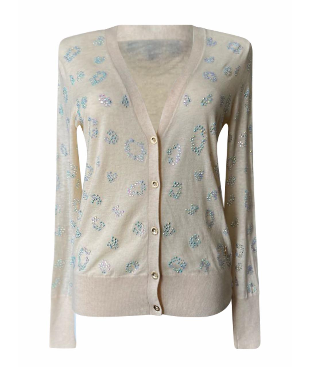 JUICY COUTURE Бежевый шерстяной кардиган, фото 1