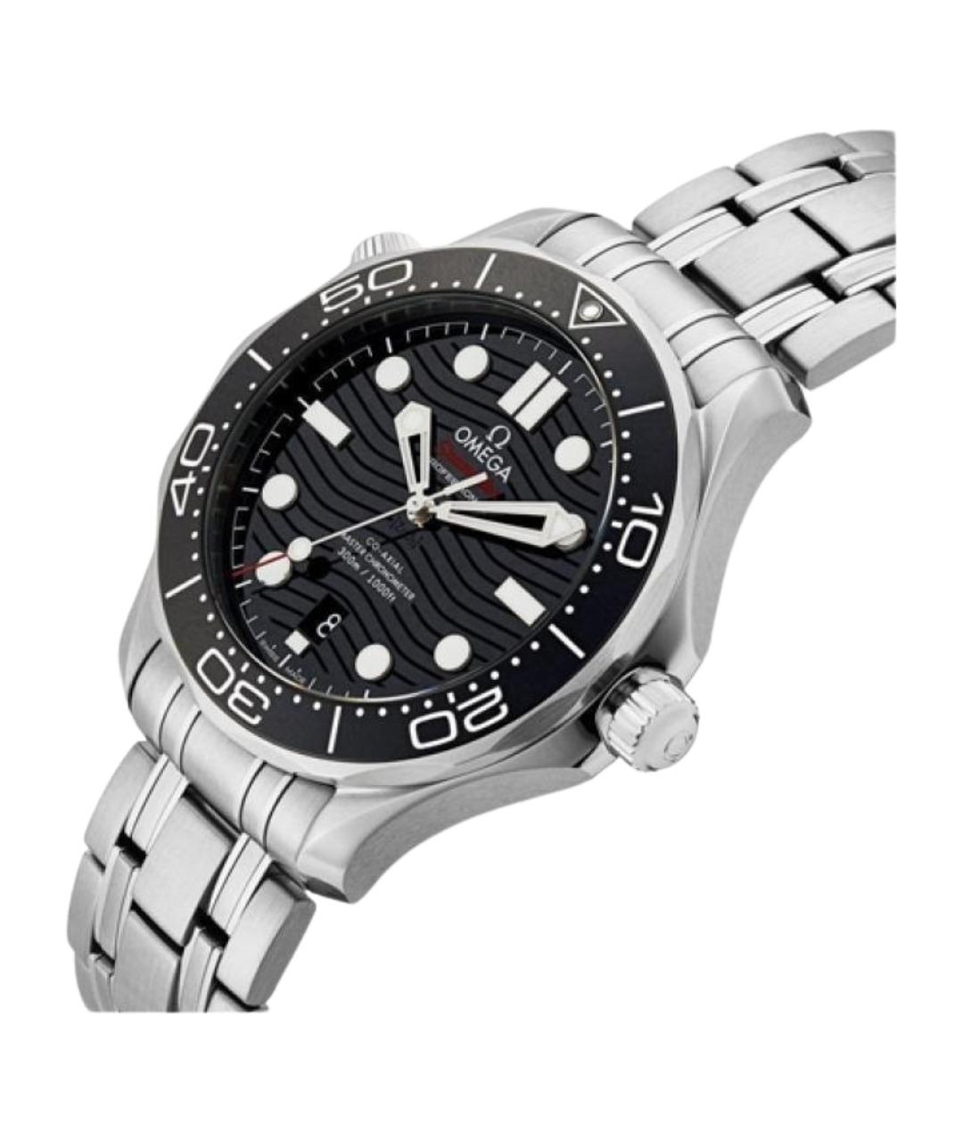 OMEGA Серебряные металлические часы, фото 4