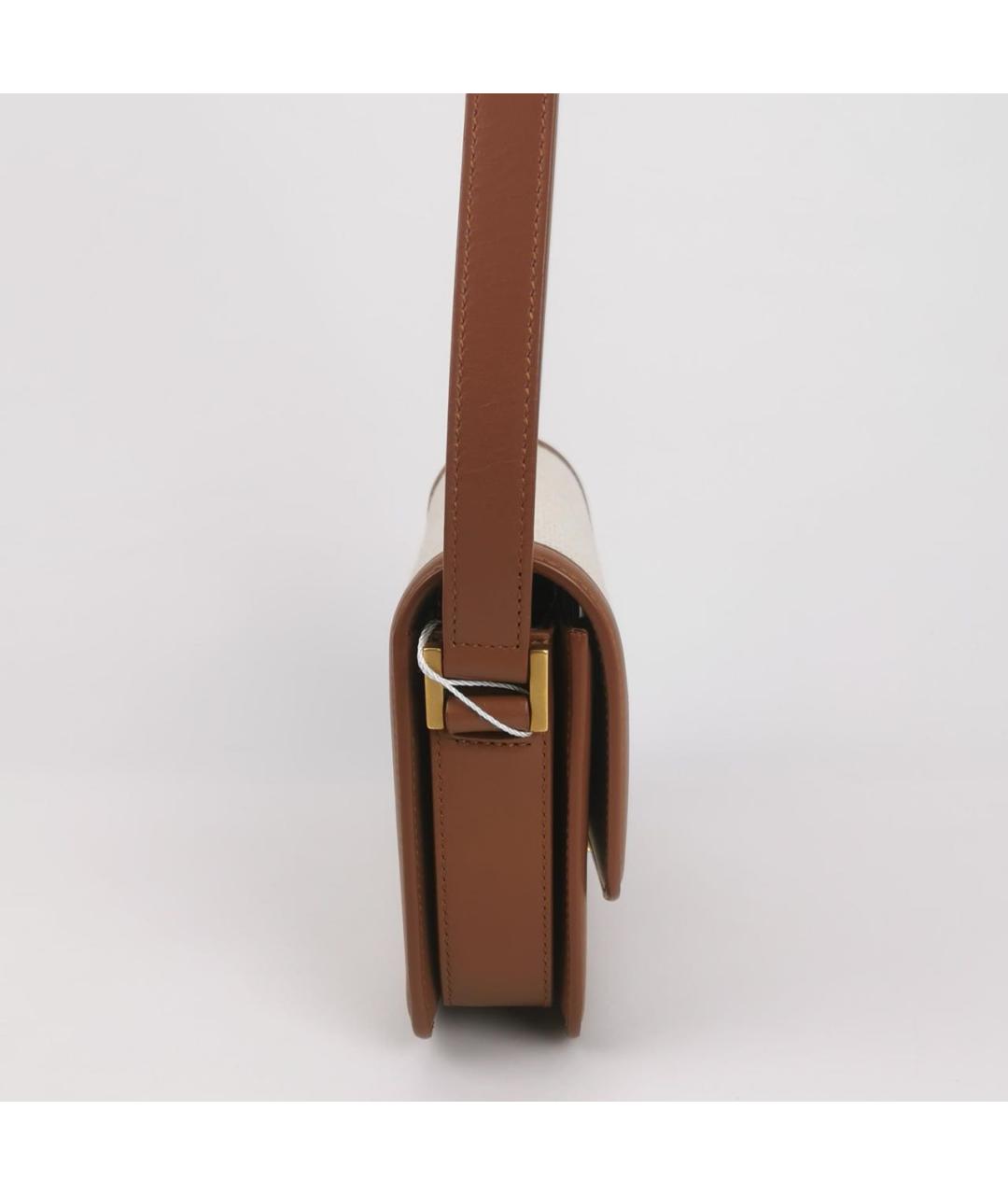 SAINT LAURENT Бежевая сумка через плечо, фото 3