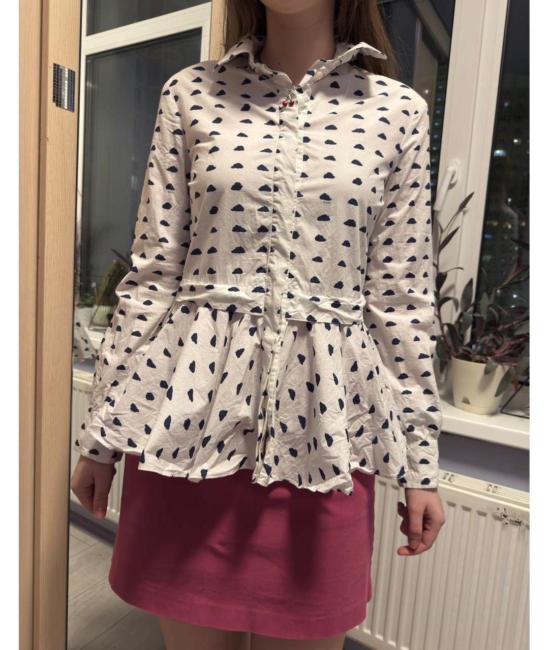 KENZO Белая хлопковая рубашка, фото 2