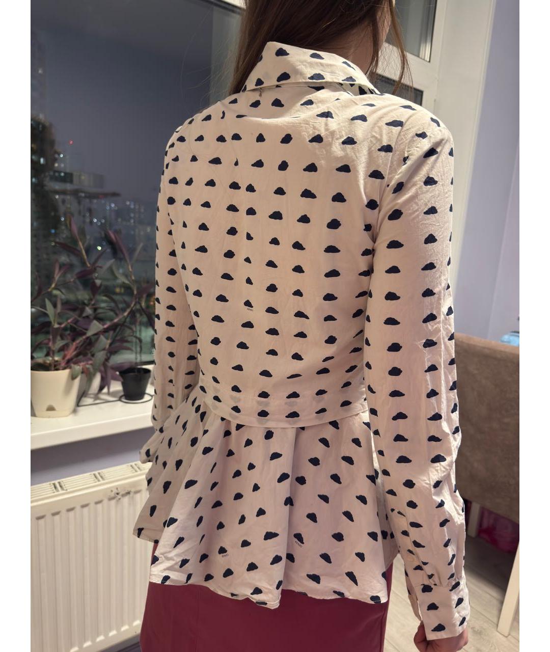 KENZO Белая хлопковая рубашка, фото 4