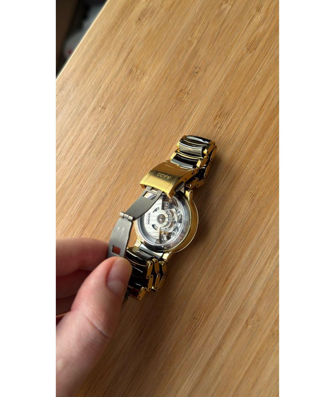 RADO Черные титановые часы, фото 2