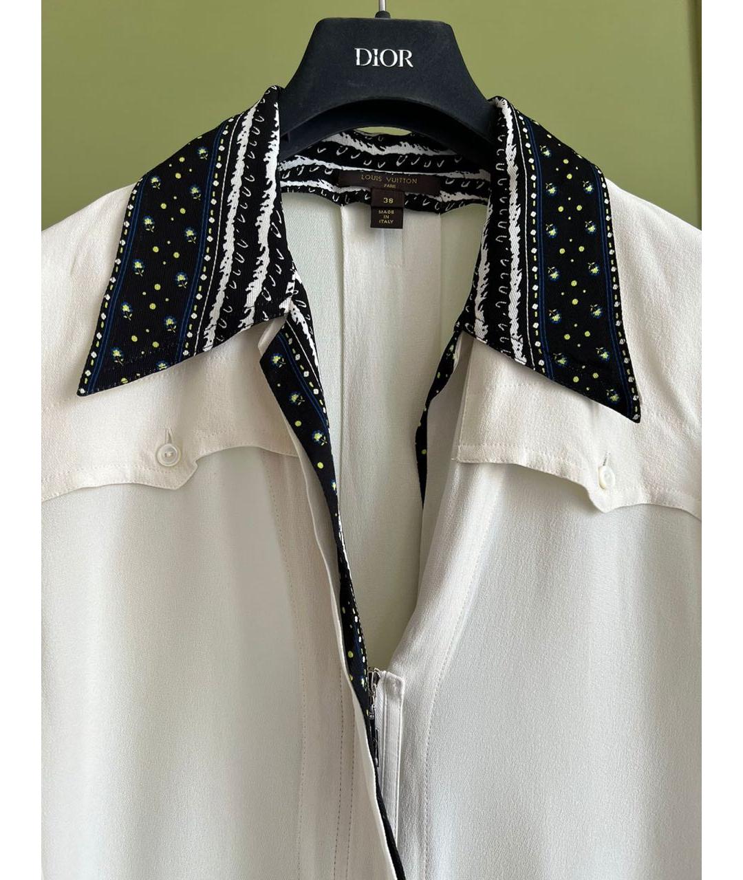 LOUIS VUITTON Белая блузы, фото 5