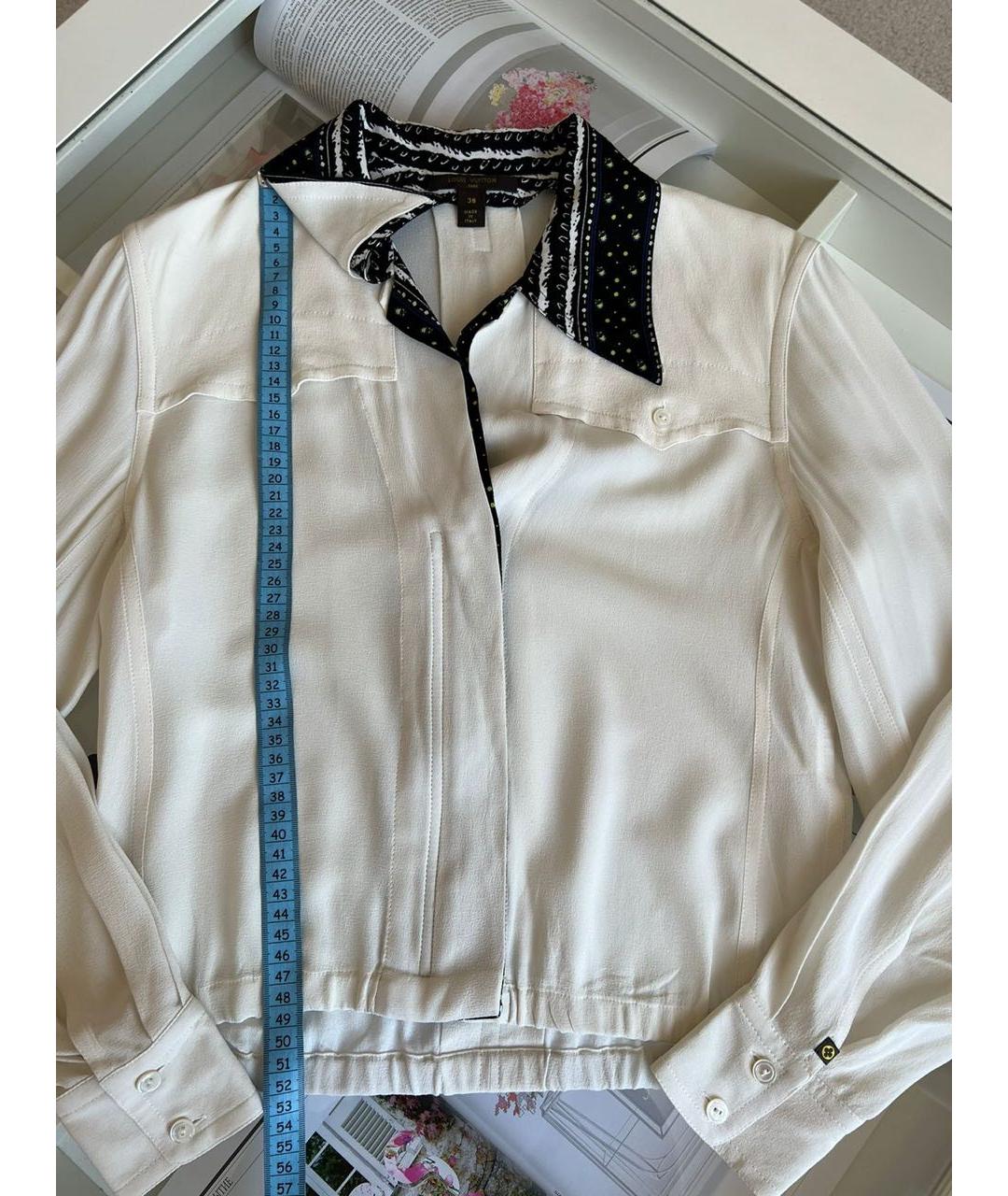 LOUIS VUITTON Белая блузы, фото 4