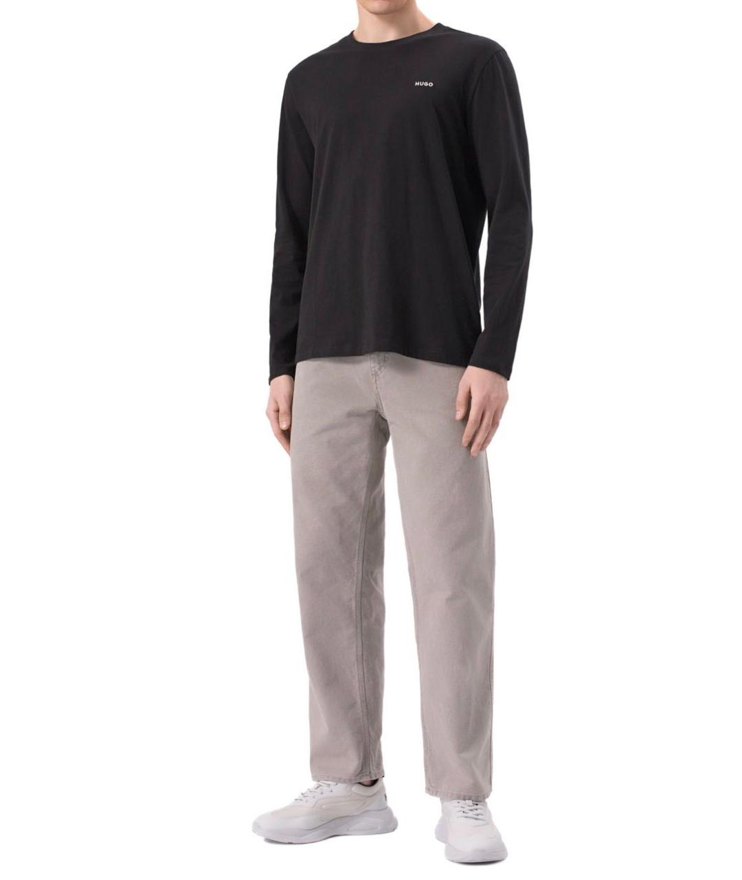 HUGO Белые текстильные низкие кроссовки / кеды, фото 7