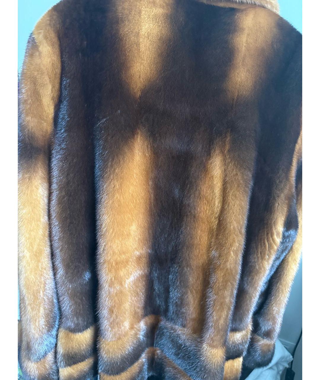 BRASCHI Коричневая меховая шуба, фото 7