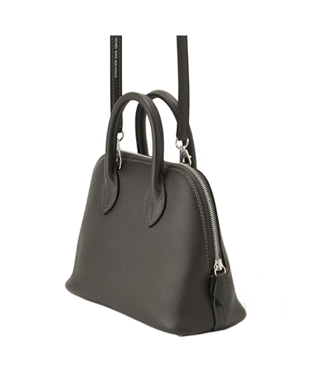 HERMES Хаки кожаная сумка через плечо, фото 4