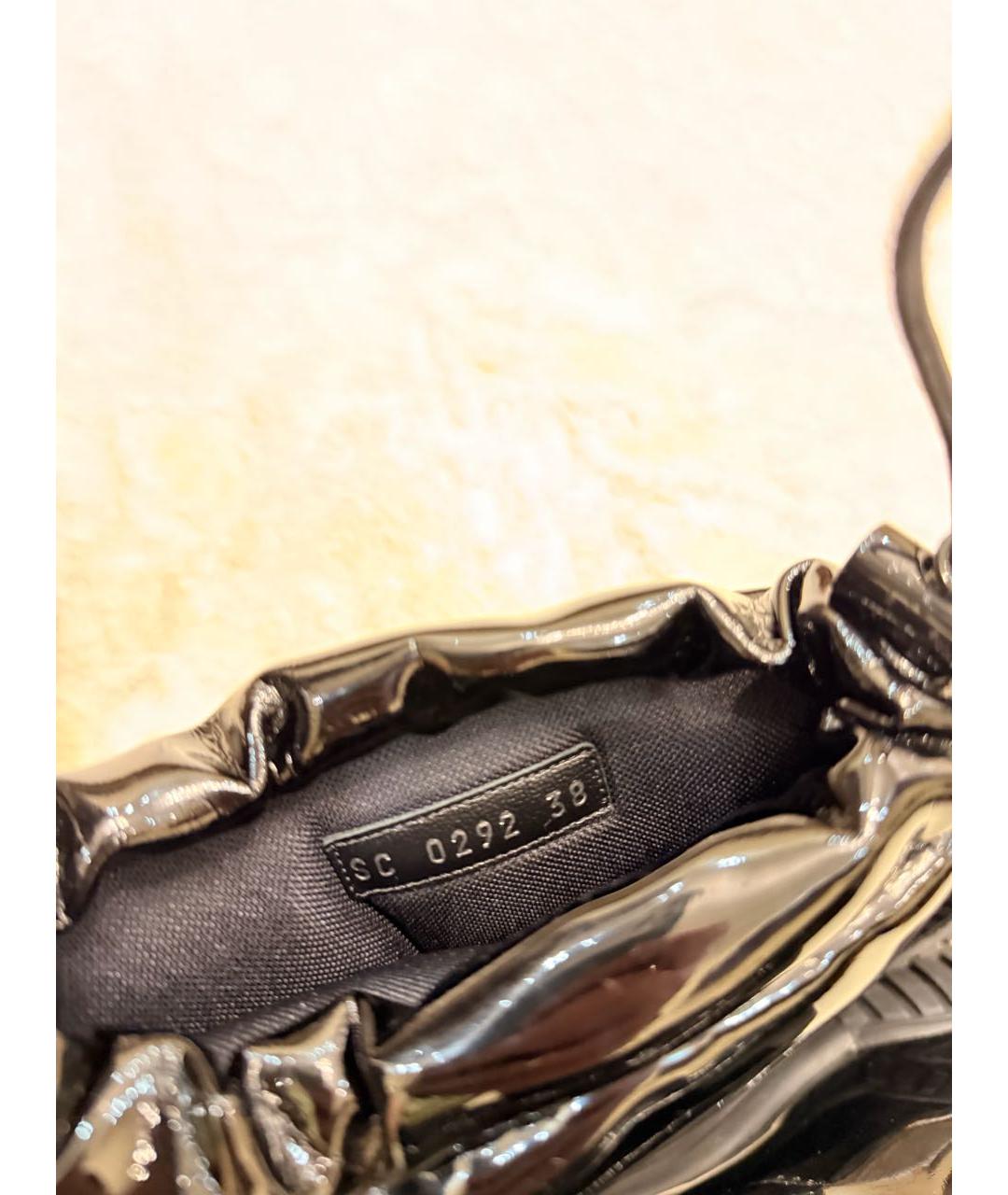 LOUIS VUITTON Черные ботинки из лакированной кожи, фото 6