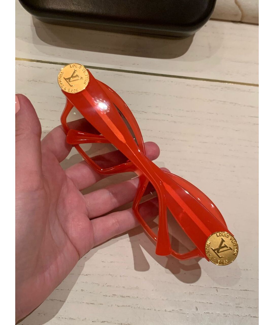 LOUIS VUITTON Пластиковые солнцезащитные очки, фото 5