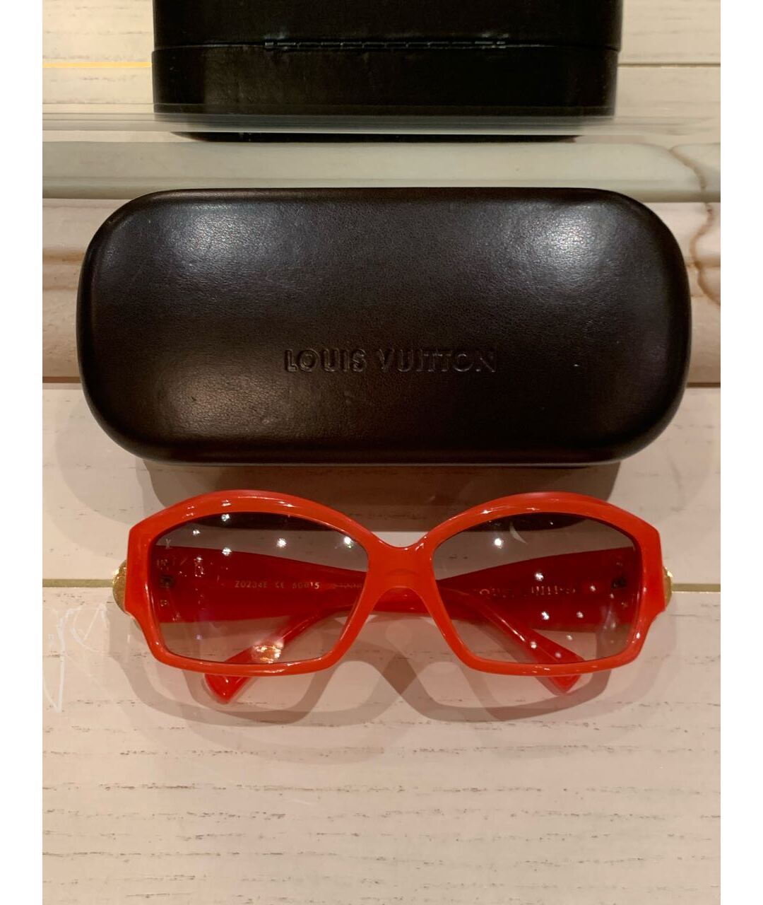 LOUIS VUITTON Пластиковые солнцезащитные очки, фото 7
