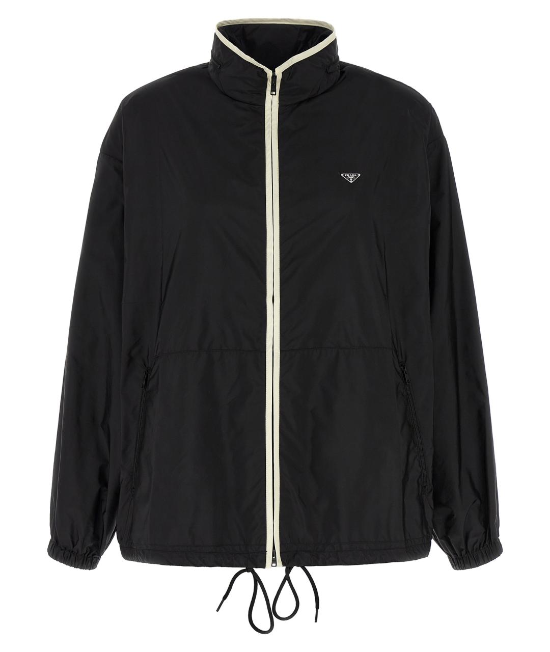 PRADA Черная полиамидовая куртка, фото 1