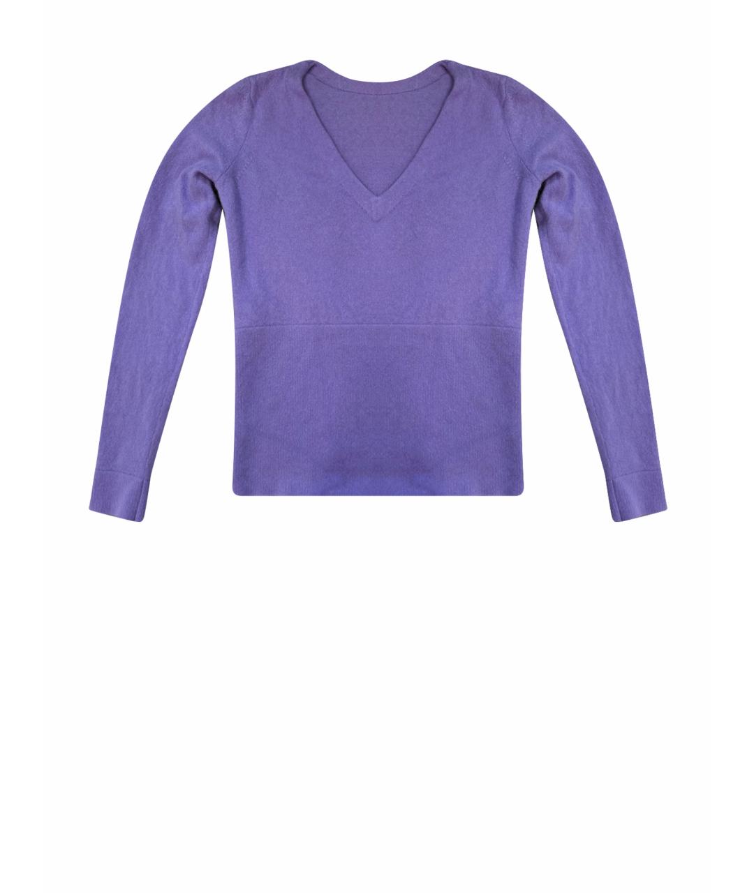 BALENCIAGA Фиолетовый кашемировый джемпер / свитер, фото 1