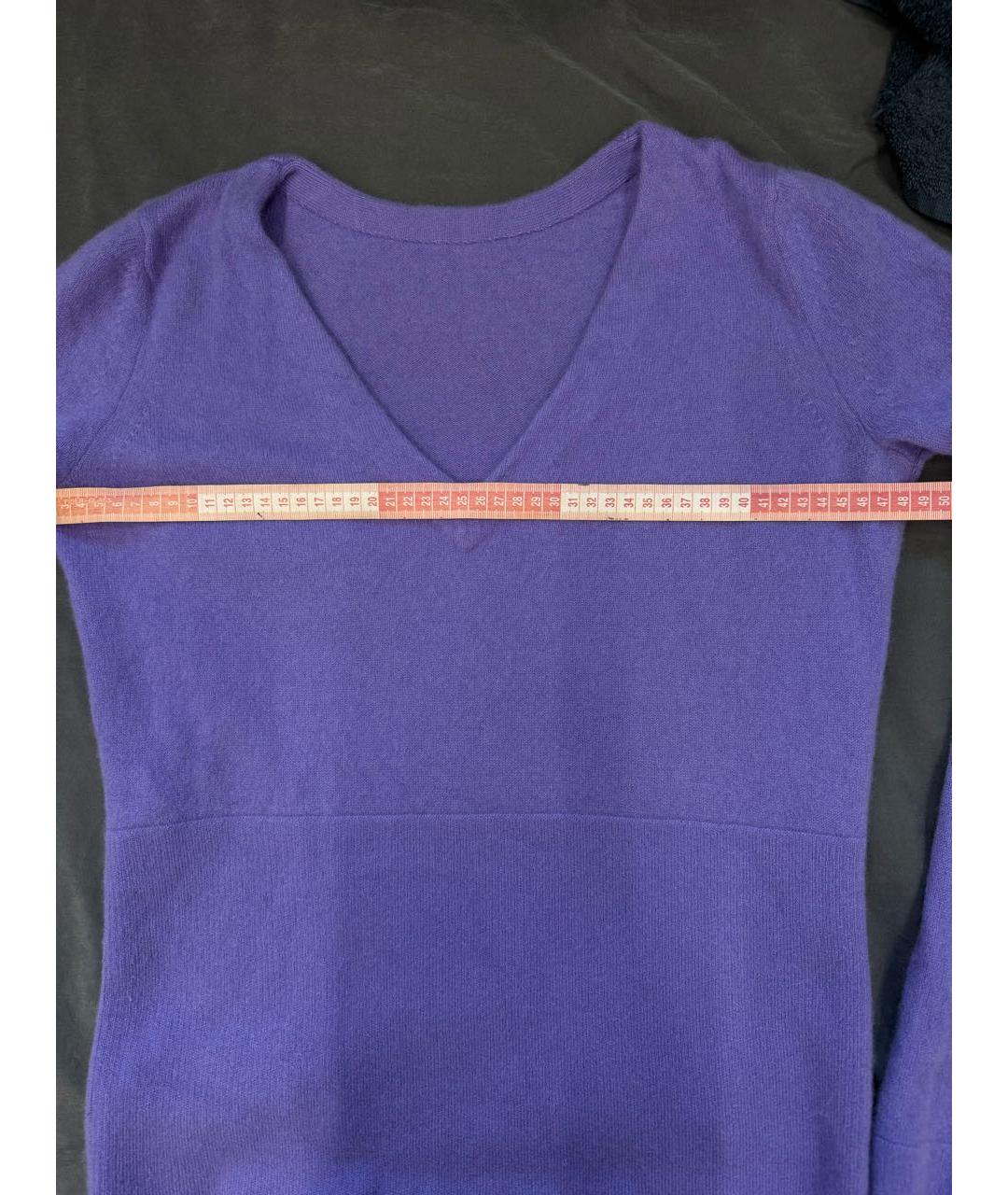 BALENCIAGA Фиолетовый кашемировый джемпер / свитер, фото 2