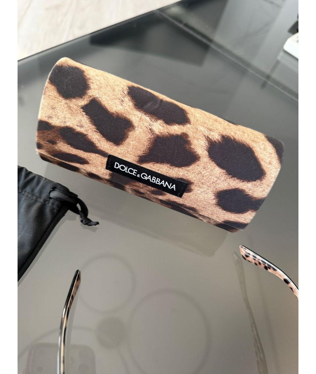 DOLCE&GABBANA Черные пластиковые солнцезащитные очки, фото 4