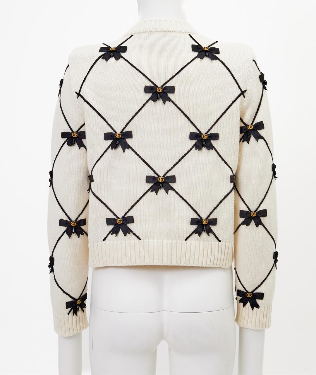 GUCCI Бежевый шерстяной кардиган, фото 2