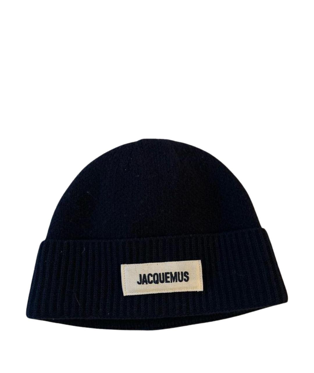 JACQUEMUS Темно-синяя шапка, фото 1