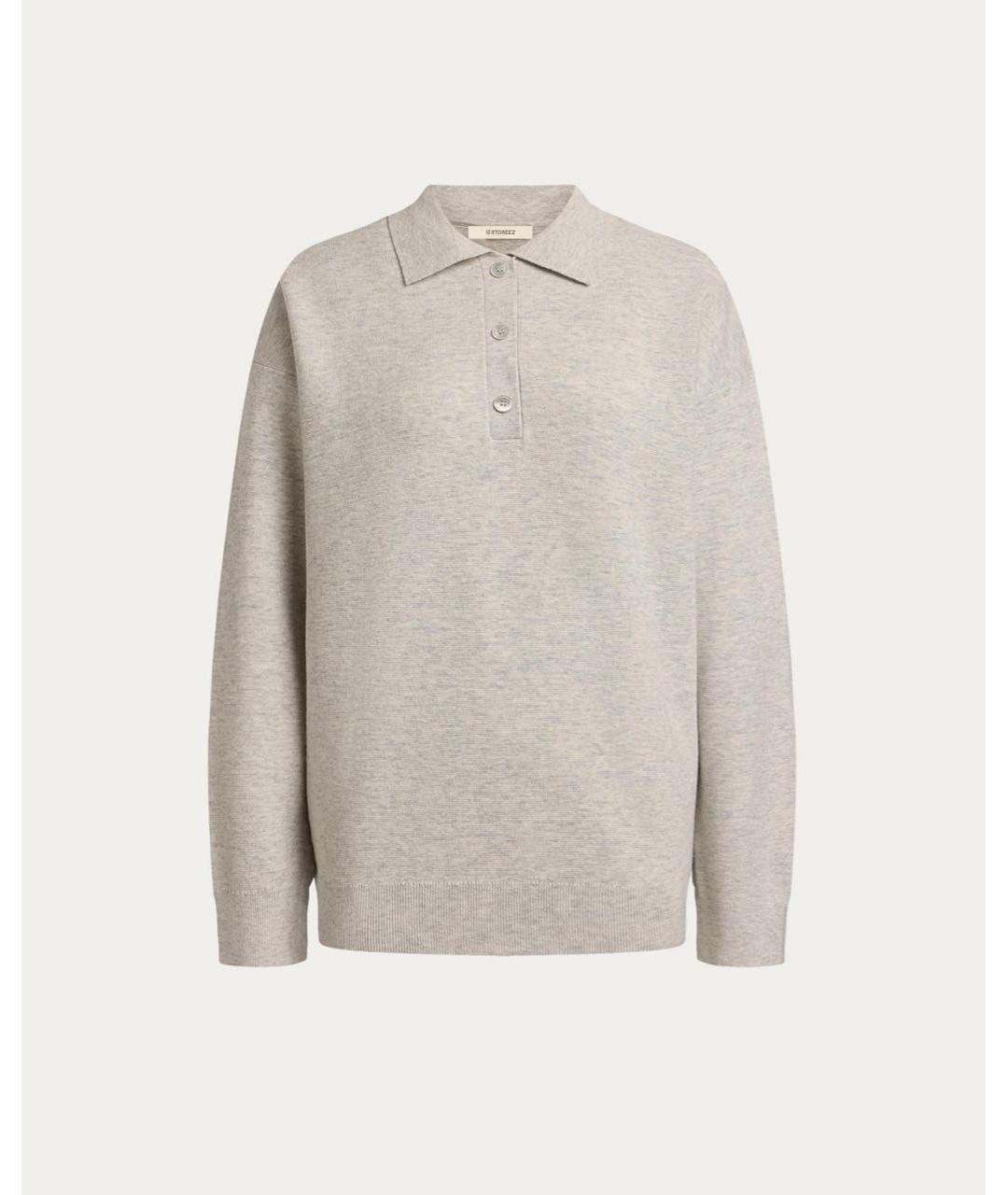 12 STOREEZ Серый шерстяной костюм с брюками, фото 7