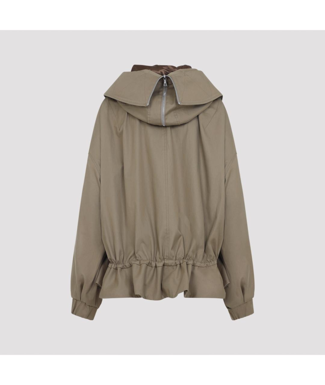 DRIES VAN NOTEN Бежевая хлопковая куртка, фото 3