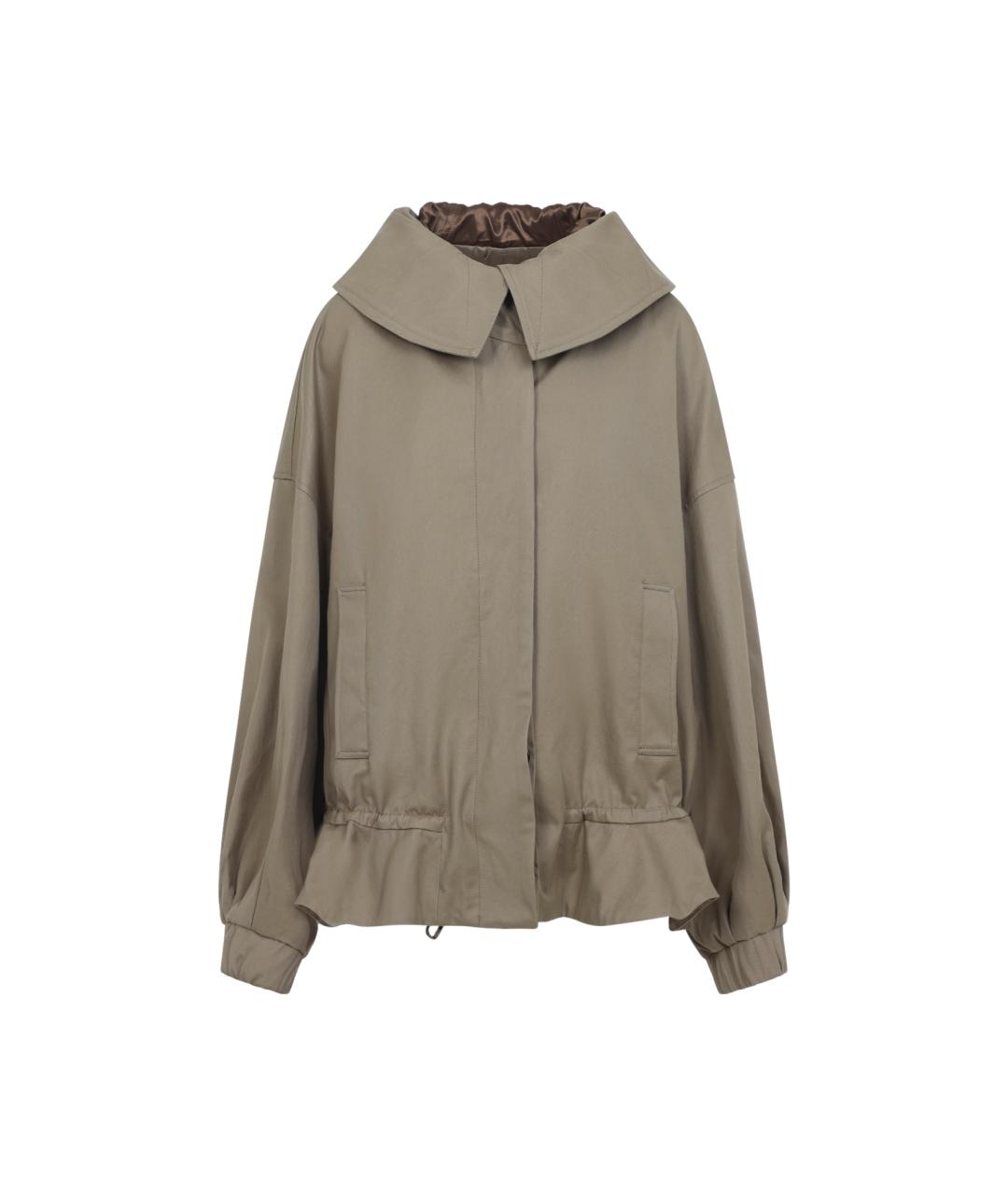 DRIES VAN NOTEN Бежевая хлопковая куртка, фото 1