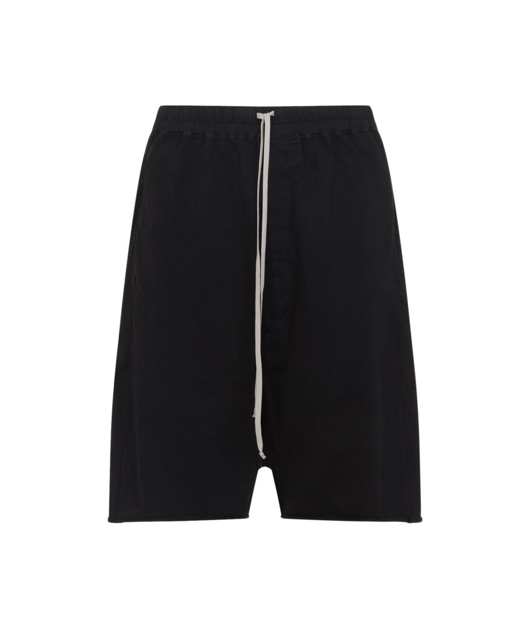 RICK OWENS DRKSHDW Черные хлопковые шорты, фото 1