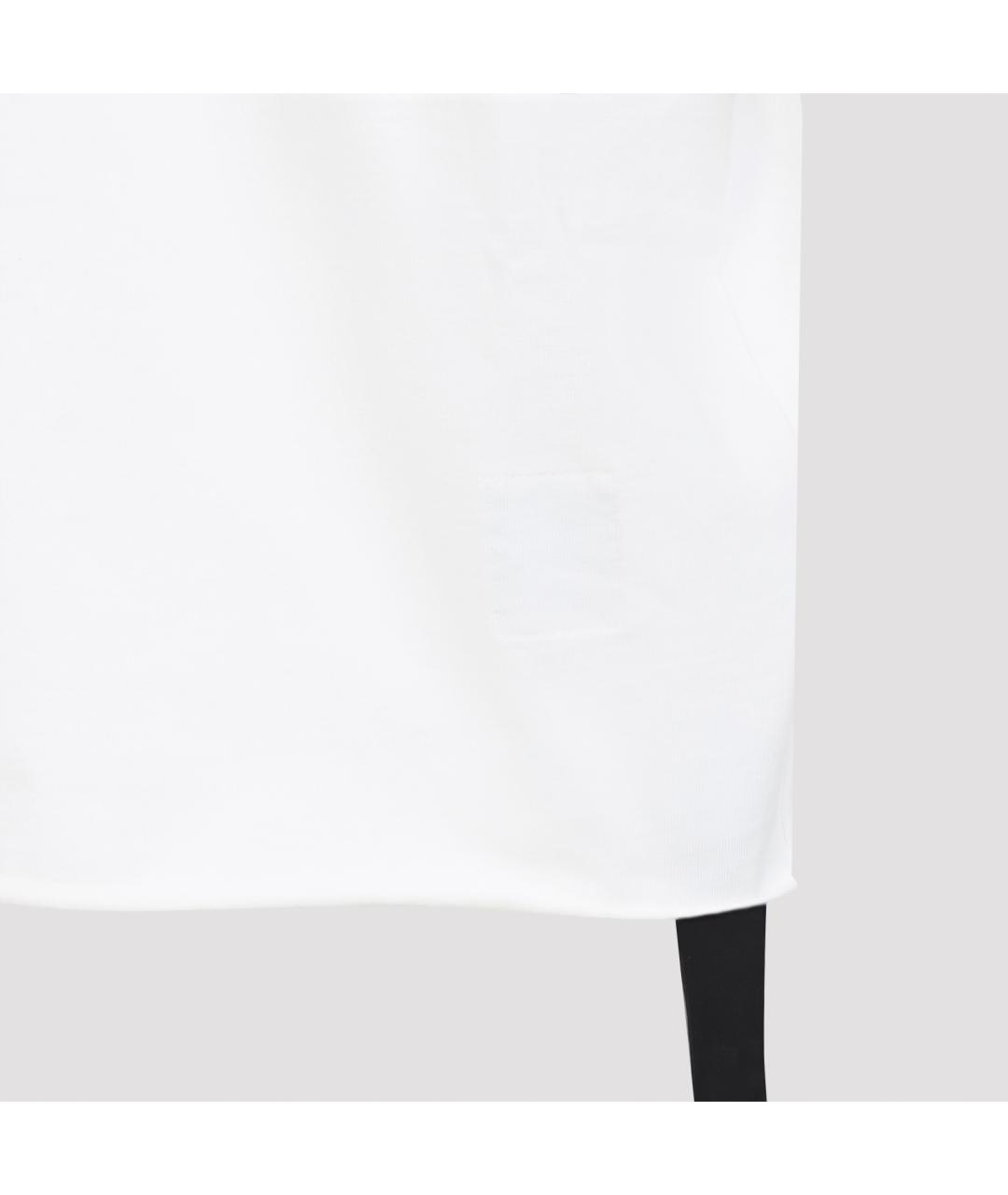 RICK OWENS DRKSHDW Белая хлопковая майка, фото 4