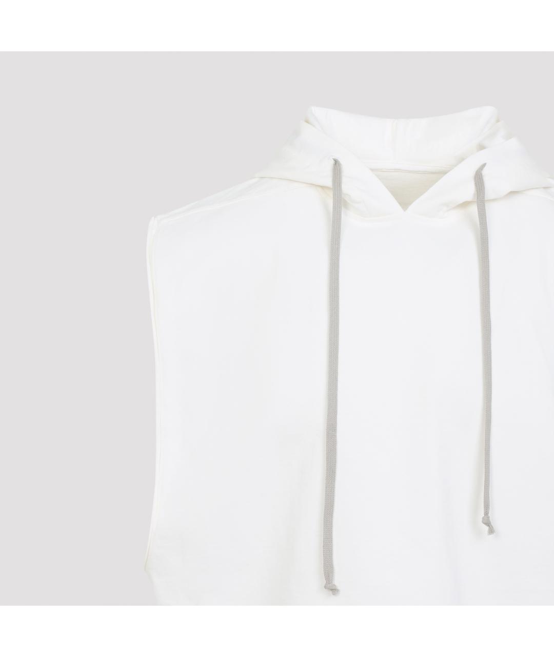 RICK OWENS DRKSHDW Белая хлопковая майка, фото 5