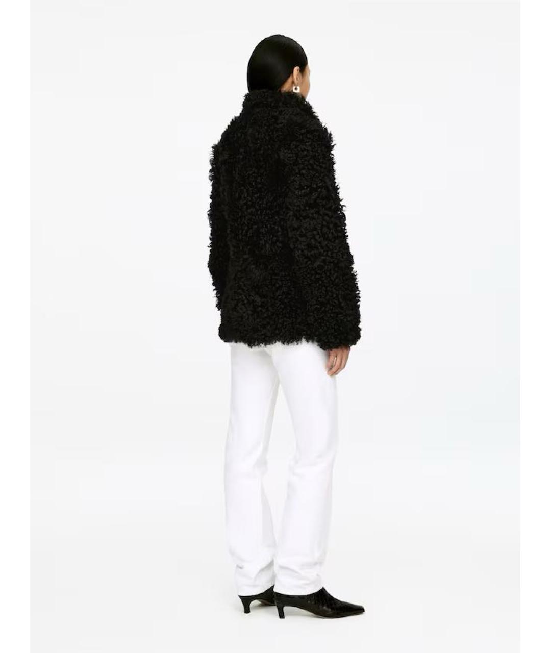 ARKET Черная шуба, фото 3