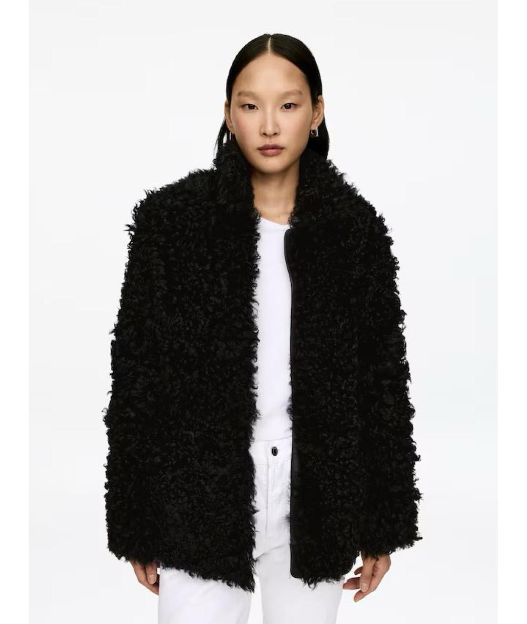ARKET Черная шуба, фото 2